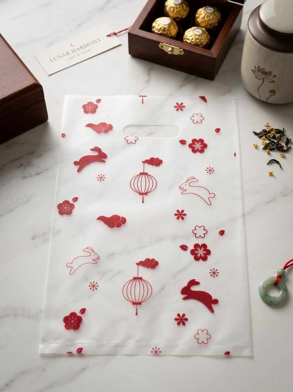 Red Rabbit Gift Bag - Home Holiday